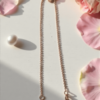 Златна гривна от розово злато с ДиамантПеперудка Lusi Gioielli