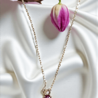 Златно колие с рубин и диамант I GIOIELLI DEL SOLE