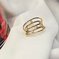 Златен пръстен от жълто злато Ефирна Елегантност