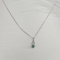 Златно колие с диаманти и изумруд I Gioielli del Sole