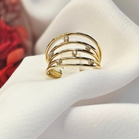 Златен пръстен от жълто злато Ефирна Елегантност