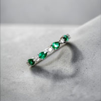 Златен пръстен Изумрудена Хармония I GIOIELLI DEL SOLE