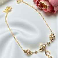 Златна гривна Безкрайност