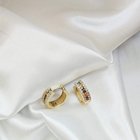 Златни халки Цветна Елегантност