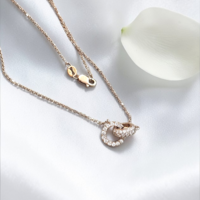 Златно колие Безкрайно Докосване