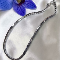 Тенис гривна с черни и бели диаманти I Gioielli del Sole