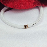 Еластична гривна с Керамика, 18К злато и Диаманти Gioia