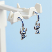 Сребърни обеци Disney