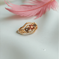 Златен пръстен със Сапфири Сезони