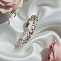 Златна халка с диаманти