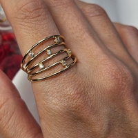 Златен пръстен от жълто злато Ефирна Елегантност