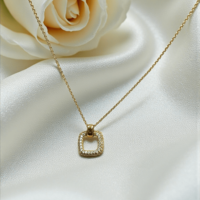 Комплект обеци и колие Luce Quadrata