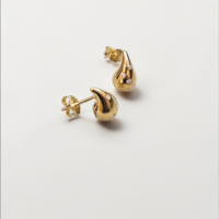 Златни обеци с диаманти  