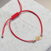 Гривна с крачета от жълто злато