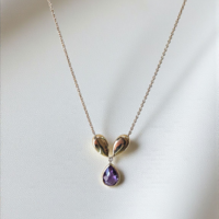 Дамско колие с Аметист