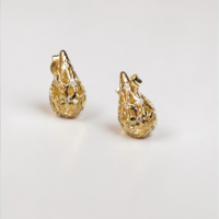 Златни обеци с диаманти 