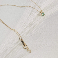 Златно колие с Диамант и Изумруд I Gioielli del Sole