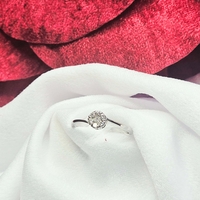 Златен пръстен от Бяло Злато Вечна Светлина