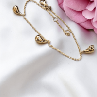 Златна гривна с диаманти 