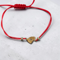 Гривна с крачета от жълто злато