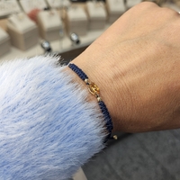 Гривна на конец с Цитрин и елементи от 18К златоGumon