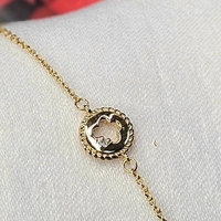 Златна гривна от жълто злато с Диамант Lusi Gioielli