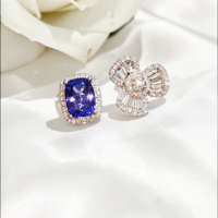 Златен пръстен с Танзанит е Диаманти I Gioielli del Sole