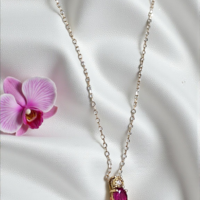 Златно колие с рубин и диамант I GIOIELLI DEL SOLE