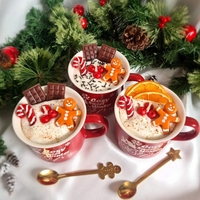 Коледна ароматна свещ 