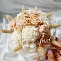 Авторски букет „Sand Bloom Harmony“