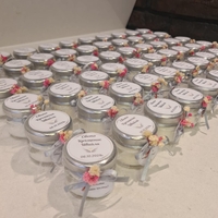 Ароматни бурканчета за гости с персонализиран дизайн