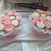 Авторски букет „Blush Peony Rose“