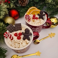 Коледна ароматна свещ 