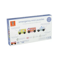 Комплект дървени пъзели -  Emergency Services
