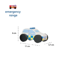 Дървена Полицейска Кола - Emergency Services