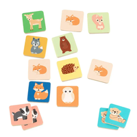 Мемори игра с животни - Woodland Animals