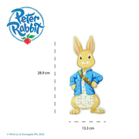 Голям дървен пъзел Peter Rabbit, числа и броене