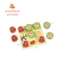 Дървен Морски Шах с животни - Woodland Animals