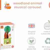 Музикална въртележка, Orange Tree Toys - Горски Животни