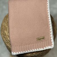 Мекичко памучно одеяло в розово