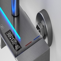 PIA 201А-ПИАНО Душ система за баня с ЛЕД дисплей (ANTRACIT)