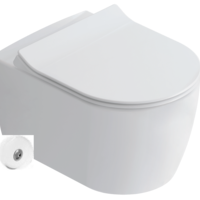 VAS 748067 КОНЗОЛНА ТОАЛЕТНА ЧИНИЯ (ALFA) + КАПАК С ПЛАВНО ЗАТВАРЯНЕ