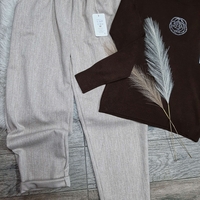 Дамски панталон Екрю