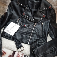 Дамско кожено яке