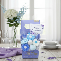 Букет от соеви свещи