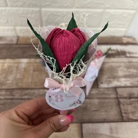 Лале с бонбон РЪЧНО ИЗРАБОТЕНО