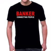 Черна мъжка тениска - Banker
