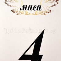 Табелка за маса № 35