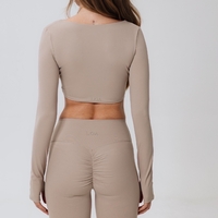 Кроп Топ с дълъг ръкав DUNE