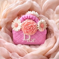 3D чанта аранжирана със сапунени цветя